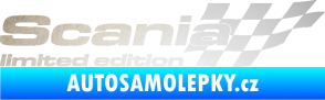 Samolepka Scania limited edition pravá odrazková reflexní bílá