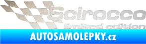 Samolepka Scirocco limited edition levá odrazková reflexní bílá