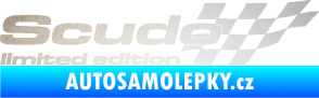 Samolepka Scudo limited edition pravá odrazková reflexní bílá