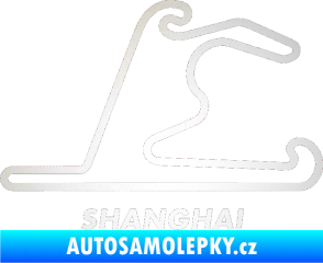 Samolepka Okruh Shanghai odrazková reflexní bílá