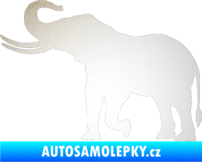 Samolepka Slon 003 levá odrazková reflexní bílá
