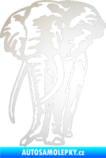 Samolepka Slon 025 levá odrazková reflexní bílá