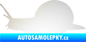 Samolepka Šnek 001 levá odrazková reflexní bílá