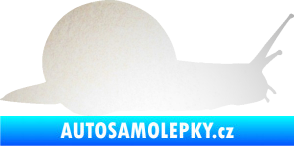 Samolepka Šnek 001 pravá odrazková reflexní bílá