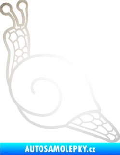 Samolepka Šnek 003 levá odrazková reflexní bílá