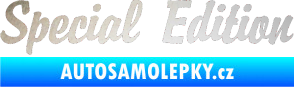 Samolepka Special edition 001 odrazková reflexní bílá