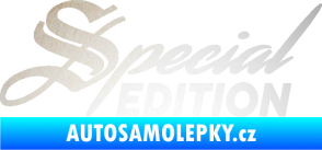 Samolepka Special edition 004 odrazková reflexní bílá