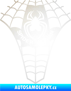 Samolepka Spider woman pavoučí žena odrazková reflexní bílá