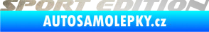 Samolepka Sport edition 003 nápis odrazková reflexní bílá