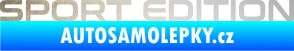 Samolepka Sport edition 006 nápis odrazková reflexní bílá