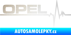 Samolepka Srdeční tep 036 levá Opel odrazková reflexní bílá