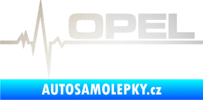 Samolepka Srdeční tep 036 pravá Opel odrazková reflexní bílá