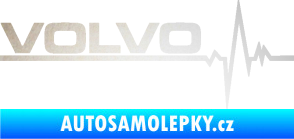 Samolepka Srdeční tep 037 levá Volvo odrazková reflexní bílá