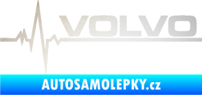 Samolepka Srdeční tep 037 pravá Volvo odrazková reflexní bílá