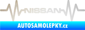 Samolepka Srdeční tep 051 Nissan odrazková reflexní bílá