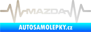 Samolepka Srdeční tep 059 Mazda odrazková reflexní bílá