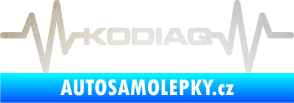 Samolepka Srdeční tep 071 Kodiaq odrazková reflexní bílá
