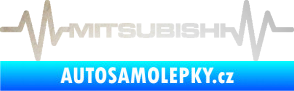 Samolepka Srdeční tep 083 Mitsubishi odrazková reflexní bílá
