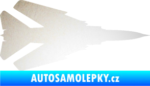 Samolepka Stíhací letoun 007 pravá MIG odrazková reflexní bílá