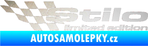 Samolepka Stilo limited edition levá odrazková reflexní bílá