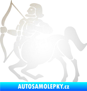 Samolepka Střelec 004 levá odrazková reflexní bílá
