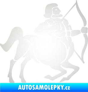 Samolepka Střelec 004 pravá odrazková reflexní bílá