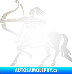 Samolepka Střelec 005 levá odrazková reflexní bílá