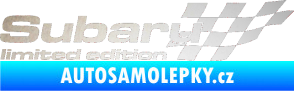 Samolepka Subaru limited edition pravá odrazková reflexní bílá