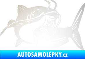 Samolepka Sumec 001 pravá odrazková reflexní bílá