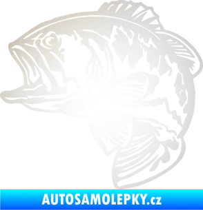 Samolepka Sumec 007 levá odrazková reflexní bílá