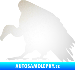 Samolepka Sup 001 levá odrazková reflexní bílá