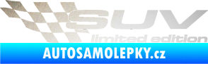 Samolepka SUV limited edition levá odrazková reflexní bílá