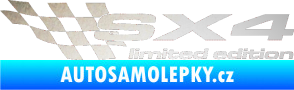 Samolepka SX4 limited edition levá odrazková reflexní bílá