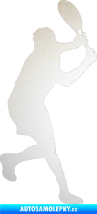 Samolepka Tenista 012 pravá odrazková reflexní bílá