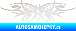 Samolepka Tetování 111 motýl odrazková reflexní bílá
