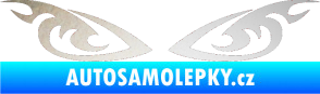 Samolepka Tetování 182 oči odrazková reflexní bílá