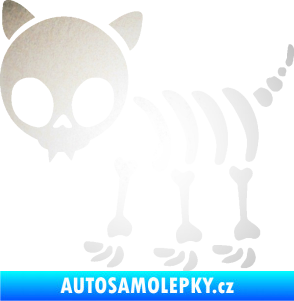 Samolepka The Bone Family Kočička odrazková reflexní bílá