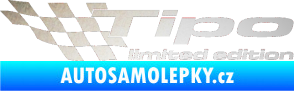 Samolepka Tipo limited edition levá odrazková reflexní bílá