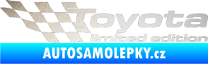 Samolepka Toyota limited edition levá odrazková reflexní bílá