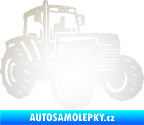 Samolepka Traktor 002 pravá Zetor odrazková reflexní bílá