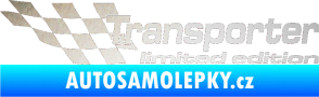 Samolepka Transporter limited edition levá odrazková reflexní bílá