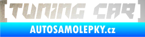 Samolepka Tuning car odrazková reflexní bílá