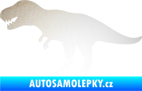Samolepka Tyrannosaurus Rex 001 levá odrazková reflexní bílá