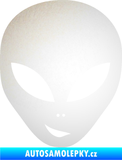 Samolepka UFO 003 levá odrazková reflexní bílá