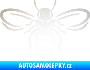 Samolepka Včela 002 odrazková reflexní bílá