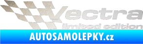 Samolepka Vectra limited edition levá odrazková reflexní bílá