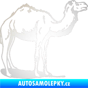 Samolepka Velbloud 001 pravá odrazková reflexní bílá