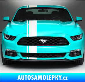 Samolepka Viper pruhy 2 cm + 14 cm odrazková reflexní bílá
