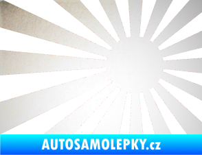 Samolepka Vlajka Japonsko 002 pravá JDM odrazková reflexní bílá