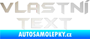 Samolepka Vlastní text - Batman odrazková reflexní bílá